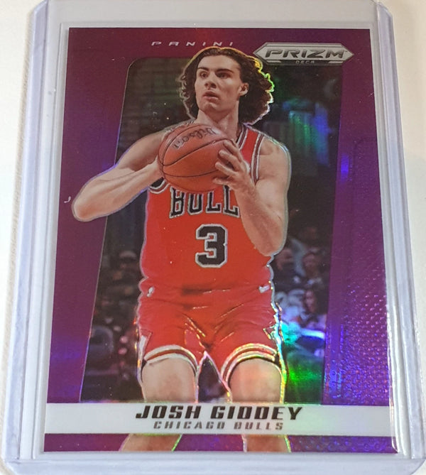 2024 Panini Prizm Deca Josh Giddey #123 PURPLE 99 Holo (Bulls) - Rare
