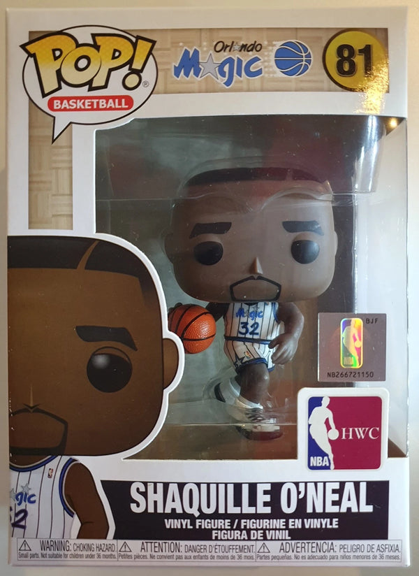 Shaquille O'Neal Funko Exclusive Figure #81 (Hardwood Classic) - With Protector