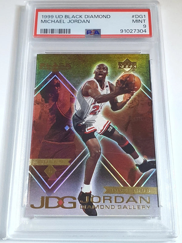 1999 UD Michael Jordan Diamond Gallery #DG1 HOLO Insert - PSA 9 (POP 23)