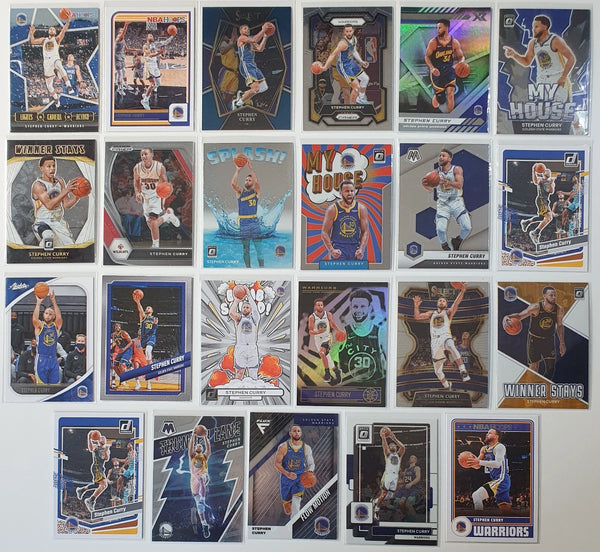 Stephen Curry Lot of 23 x Stephen Curry Collection Cards - Good Condition