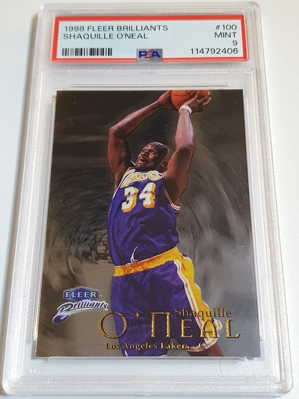 1998 Fleer Brilliants Shaquille O'Neal #100 - PSA 9 (POP 12)