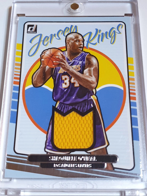 2020 Panini Donruss Shaquille O'Neal #PATCH Game Worn Jersey - Ready to Grade