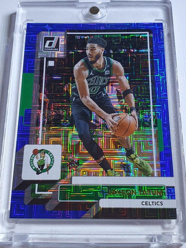 2022 Donruss Jayson Tatum #1 BLUE CHOICE /49 Holo - Ready to Grade