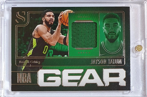2024 Panini Silhouette Jayson Tatum #PATCH Game Worn Jersey - Ready to Grade