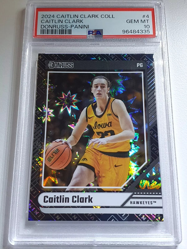 2024 Panini Caitlin Clark Rookie Collection #4 PANINI Holo RC - PSA 10 (POP 11)