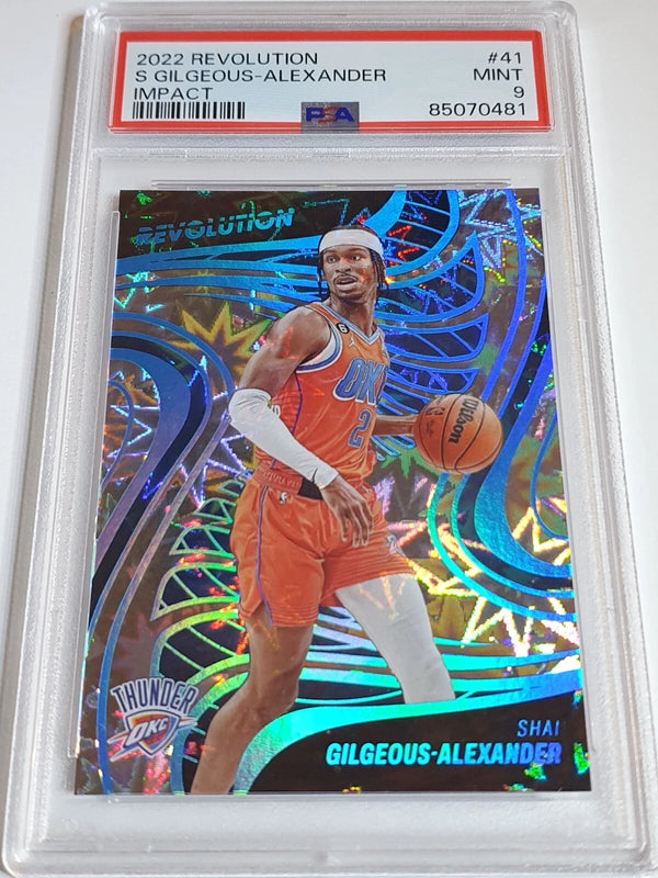 2022 Panini Revolution Shai Gilgeous-Alexander #41 IMPACT /149 - PSA 9 (POP 1)