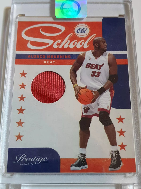 2010 Panini Prestige Alonzo Mourning #PATCH /249 Game Worn Jersey - Rare
