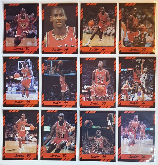 1990 Michael Jordan Jordan Best of the Best (Complete 12 Cards Set) - Rare