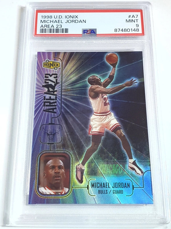 1998 Upper Deck Ionix Michael Jordan #A7 AREA 23 - PSA 9
