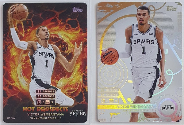 Lot of 2x 2025 Topps Match Attax Victor Wembanyama #HP-VW #116 - Ready to Grade