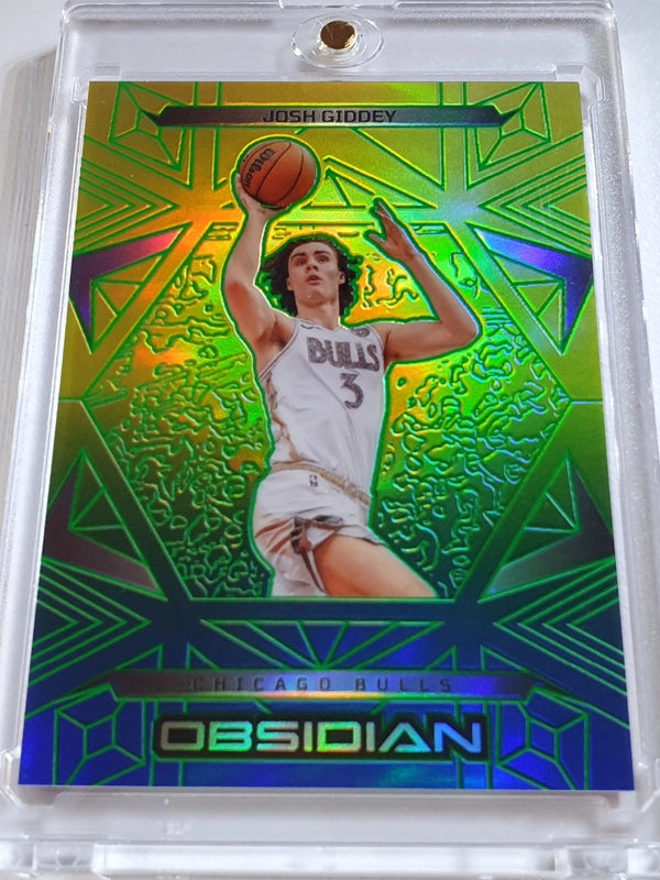 2024 Panini Obsidian Josh Giddey #29 ELECTRIC ETCH CALDERA FLOOD Holo - Rare