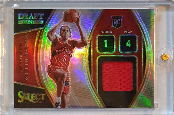 2021 Select Scottie Barnes Rookie #PATCH Holo RC Jersey Patch - Rare