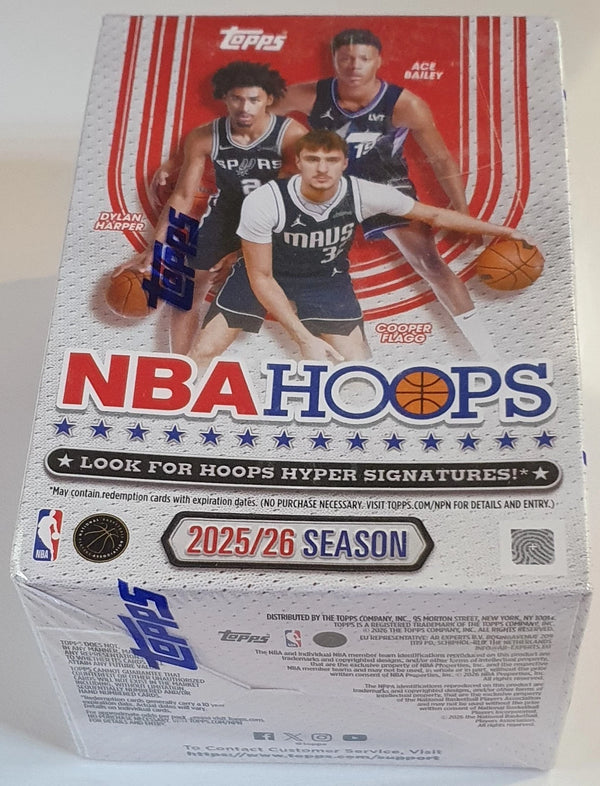 2025-26 Topps NBA Hoops Retail Blaster Box - Factory Sealed Cooper Flagg?