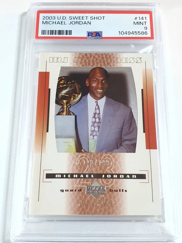 2003 UD Sweet Shot Michael Jordan #141 /799 MJ Sweetness - PSA 9 (POP 20)