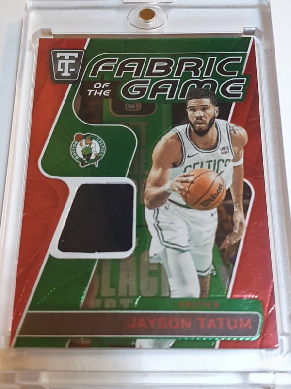 2024 Totally Certified Jayson Tatum #PATCH MIRROR RED /75 Game Worn Jersey