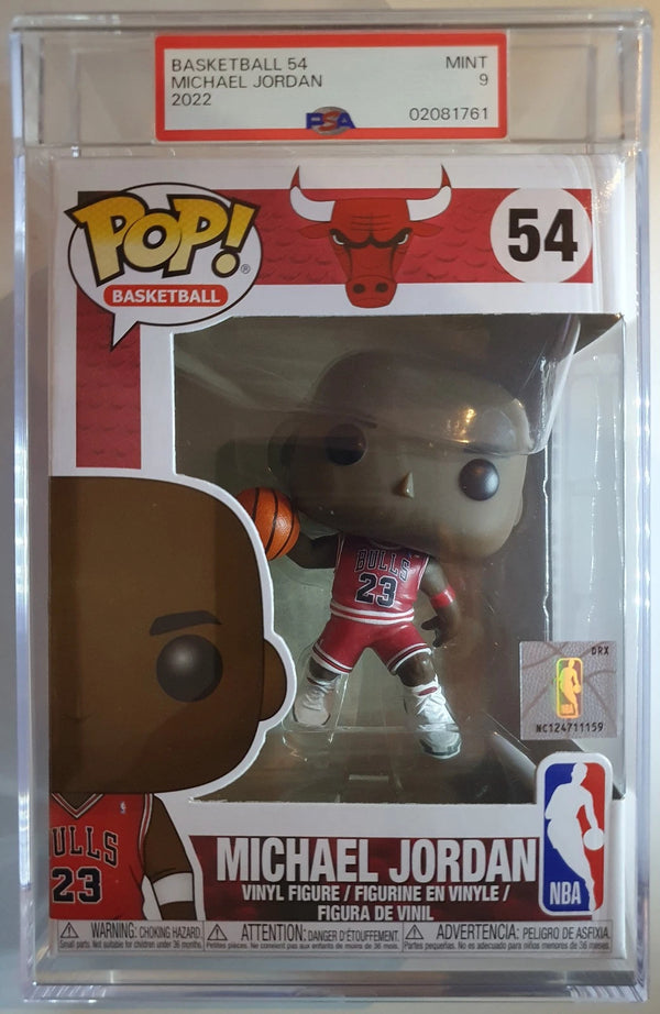 2022 Michael Jordan Funko PSA 9 Figure #54 - Low POP RARE Encapsulated
