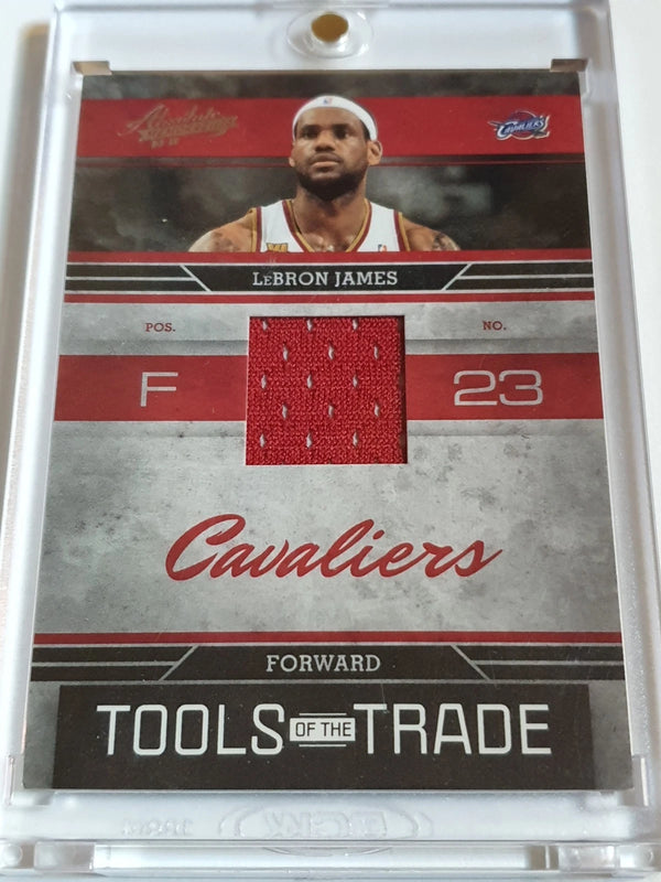 2009 Absolute Memorabilia LeBron James #PATCH RED /249 Game Worn Jersey - Rare