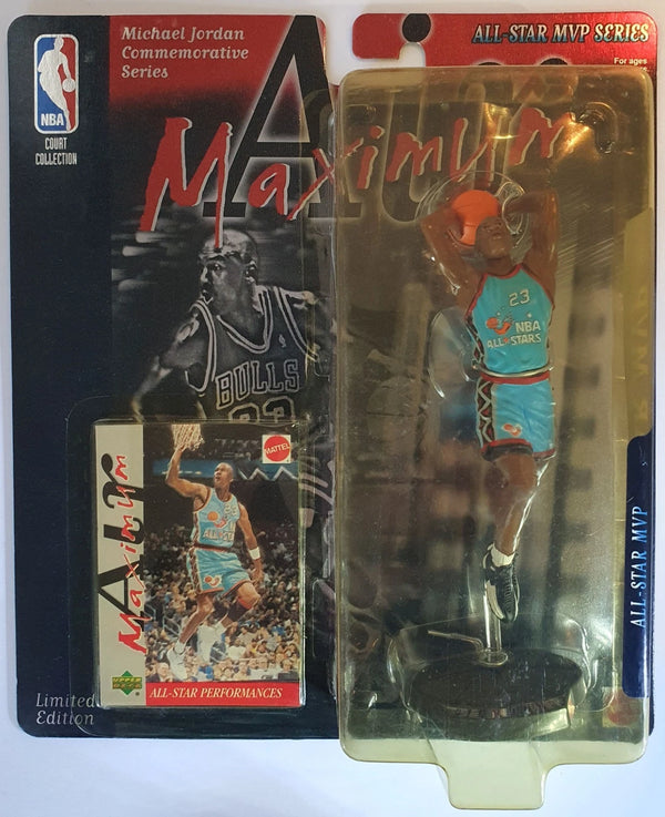 1999 Upper Deck Mattel Michael Jordan All-Star 2 Figurine - Sealed Figure & Card