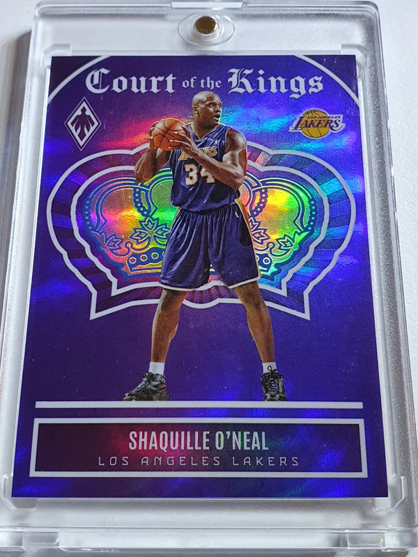 2023 Phoenix Shaquille O'Neal #4 PURPLE /75 Holo Court of the Kings - Rare