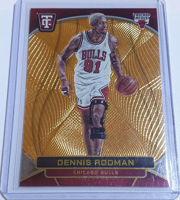 2024 Totally Certified Dennis Rodman #191 NEON ORANGE MIRROR /299 Holo - Rare