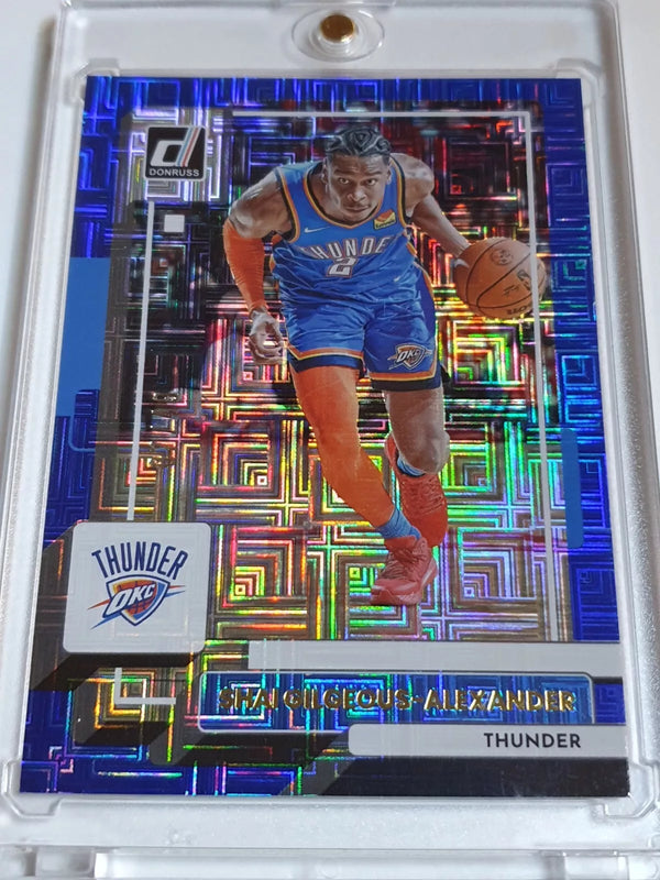 2022 Panini Donruss Shai Gilgeous-Alexander #100 BLUE CHOICE /49 Holo - Rare