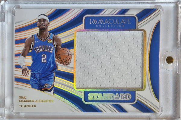 2023 Immaculate Shai Gilgeous-Alexander #PATCH /99 Holo Game Worn Jumbo Jersey