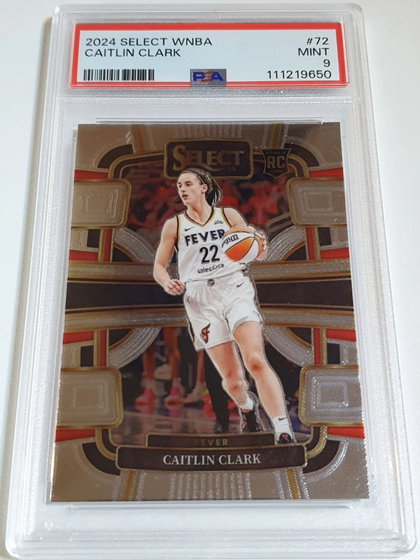 2024 Panini Select WNBA Caitlin Clark Rookie #72 RC - PSA 9 (Low POP)