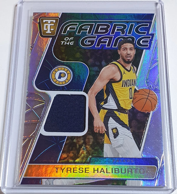 2024 Totally Certified Tyrese Haliburton #PATCH SILVER /99 Game Worn Jersey