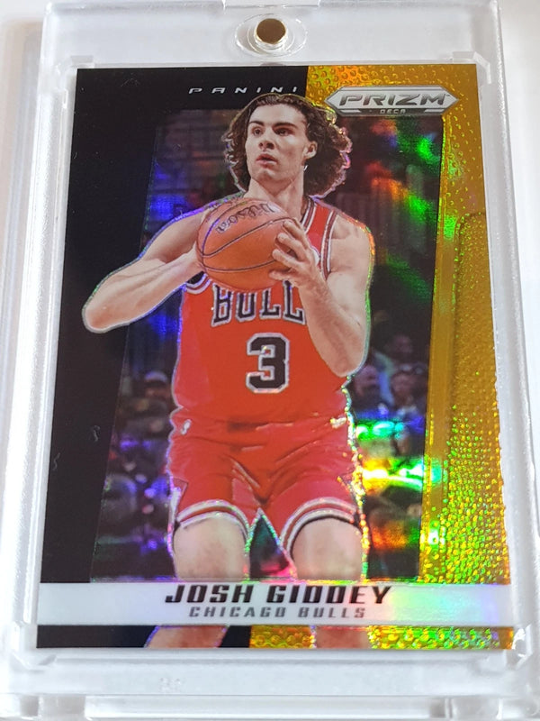 2024 Panini Prizm Deca Josh Giddey #123 BLACK GOLD /5 Holo (Bulls) - Rare