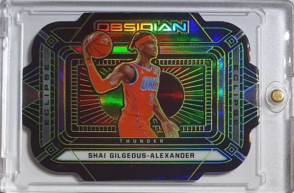 2020 Panini Obsidian Shai Gilgeous-Alexander #31 GREEN /25 Holo Eclipse - Rare