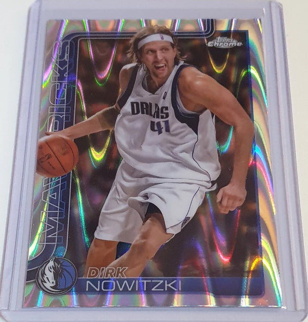 2025 Topps Chrome Dirk Nowitzki #246 RAYWAVE Refractor - Ready to Grade