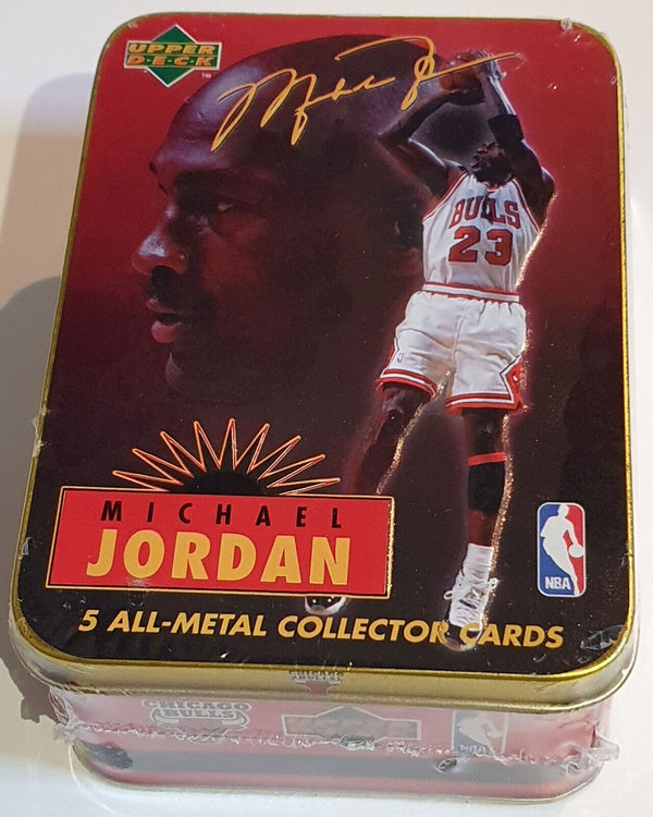 1996 Upper Deck Michael Jordan ALL METAL (5 Cards Set) - Factory Sealed