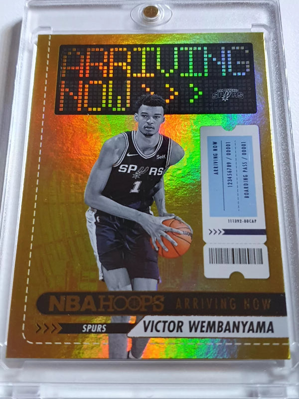 2023 NBA Hoops Victor Wembanyama #26 HOLO Arriving Now RC - Ready to Grade