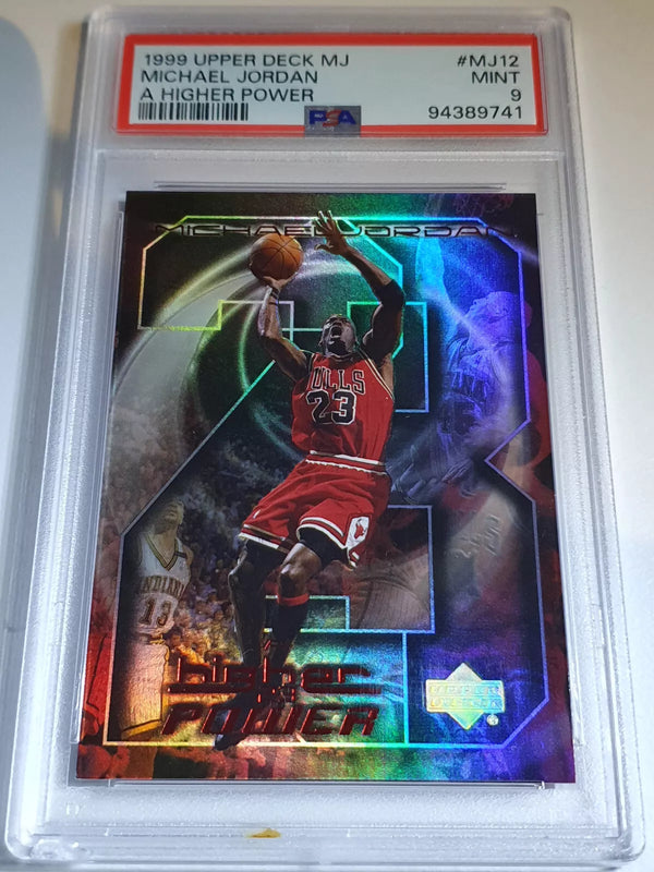 1999 Upper Deck Michael Jordan Higher Power #MJ12 HOLO - PSA 9 (POP 49)