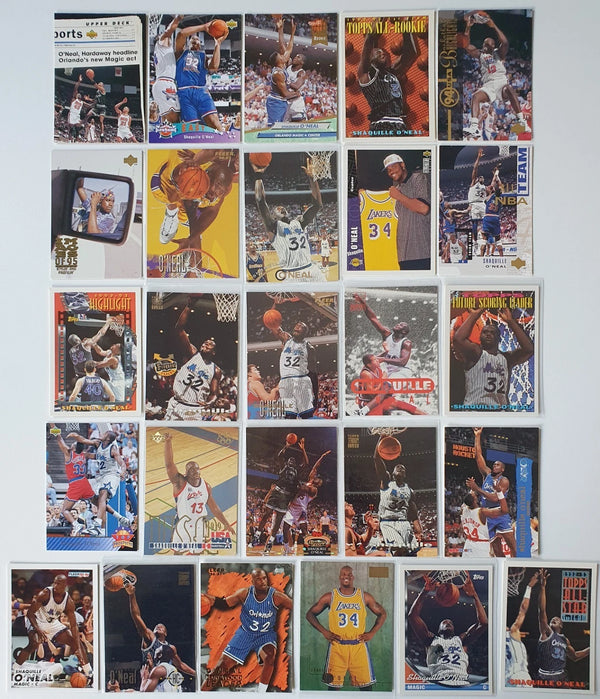 Shaquille O'Neal Lot of 26 x Shaquille O'Neal Collection Cards - Good Condition