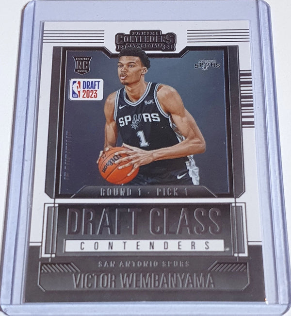 2023 Panini Contenders Victor Wembanyama Rookie #9 Draft Class Contenders - Rare