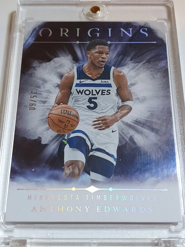 2024 Panini Origins Anthony Edwards #8 WHITE /60 Edition - Ready to Grade