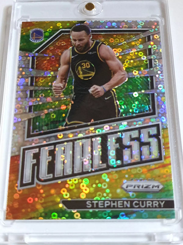 2022 Panini Prizm Stephen Curry #15 FAST BREAK Holo Fearless - Rare