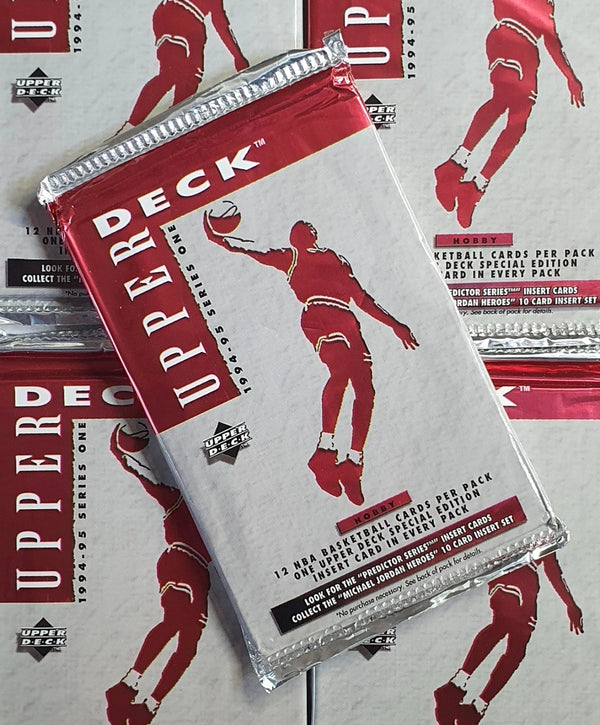 1994-95 Upper Deck NBA Basketball Series 1 Hobby Pack - Factory Sealed Packs