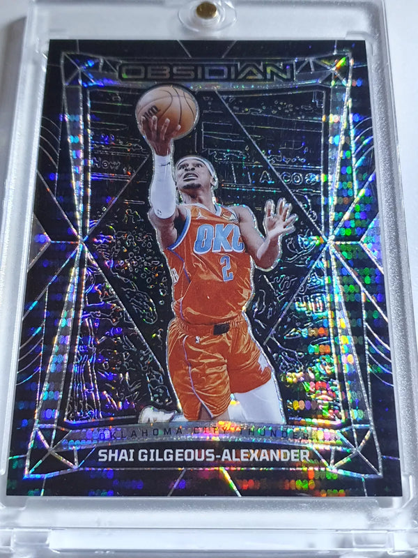 2023 Panini Obsidian Shai Gilgeous-Alexander #160 PULSAR Holo - Ready to Grade