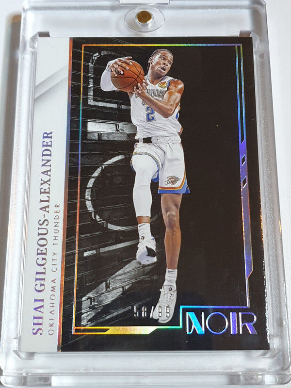 2021 Noir Shai Gilgeous-Alexander #64 Association Edition /99 - Ready to Grade