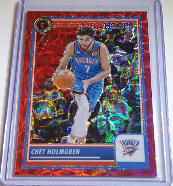 2023 Panini Hoops Premium Stock Chet Holmgren #38 PREMIUM RED /88 Holo - Rare