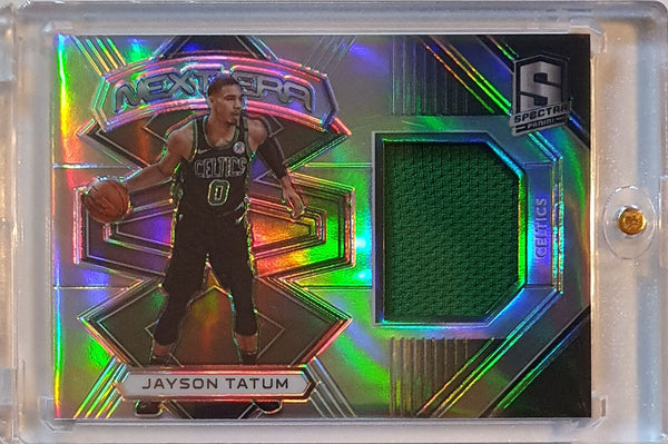 2017 Panini Spectra Jayson Tatum Rookie #PATCH /199 Player Worn RC Jersey