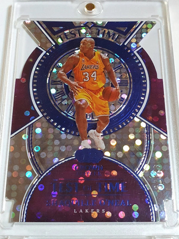 2022 Panini Crown Royale Shaquille O'Neal #2 BLUE /75 Holo Test of Time - Rare