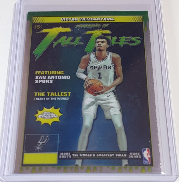 2025 Topps Chrome Victor Wembanyama #TT4 Tall Tales - Ready to Grade