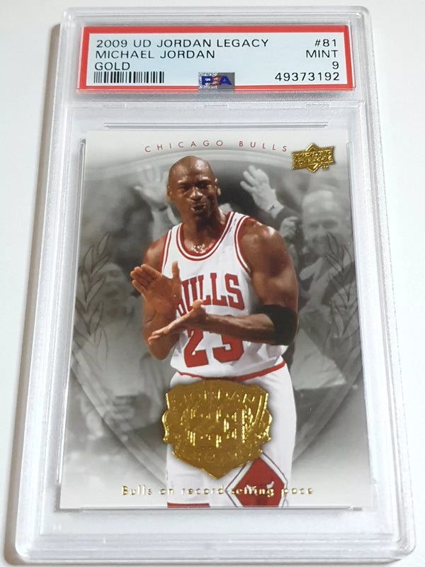 2009 UD Jordan Legacy Michael Jordan #81 GOLD - PSA 9 (POP 19)