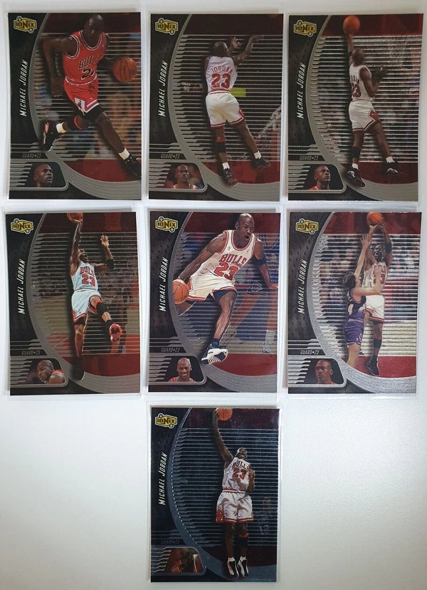 Lot of 7 x 1998 Upper Deck Ionix Michael Jordan COMPLETE SET of 7