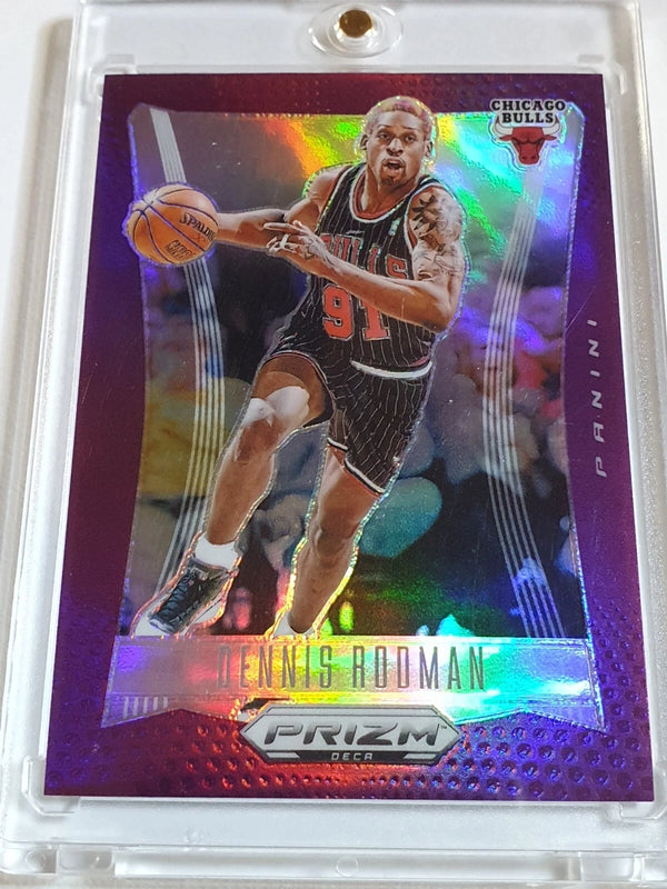 2023 Panini Prizm Deca Dennis Rodman #265 PURPLE /99 Holo - Ready to Grade