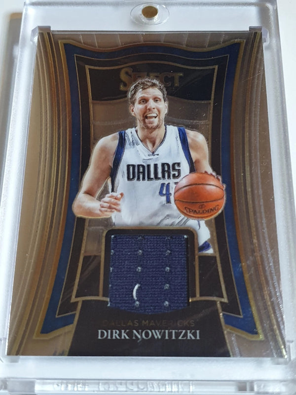 2020 Panini Select Dirk Nowitzki #PATCH Game Worn Jersey - Ready to Grade