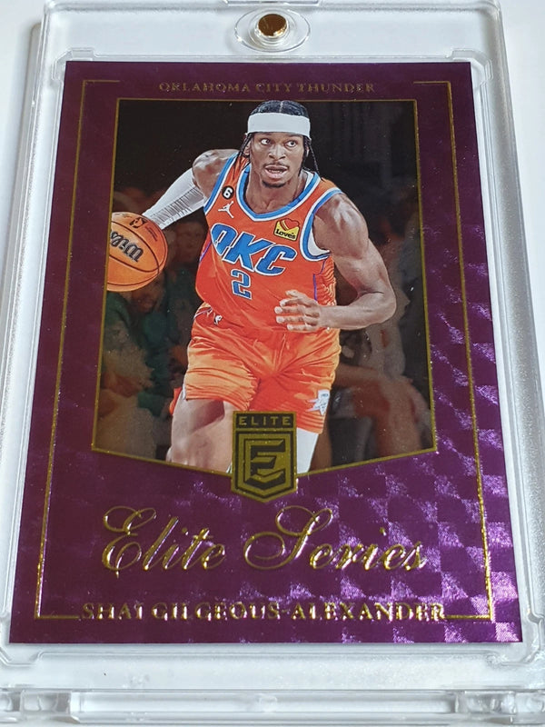 2023 Donruss Elite Shai Gilgeous-Alexander #13 PURPLE /49 Elite Series - Rare